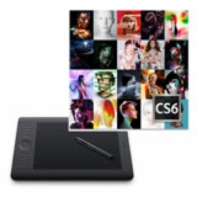 Adobe CS6 Master Collection MP CZ NEW COM License + Wacom Intuos5 M Touch                    