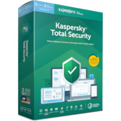 Kaspersky Total Security multi-device CZ, 5 zařízení 2 roky                    
