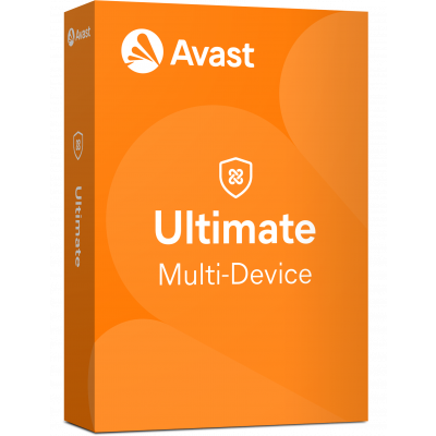 Avast Ultimate Multi-Device, 10 zařízení, 1 rok                    