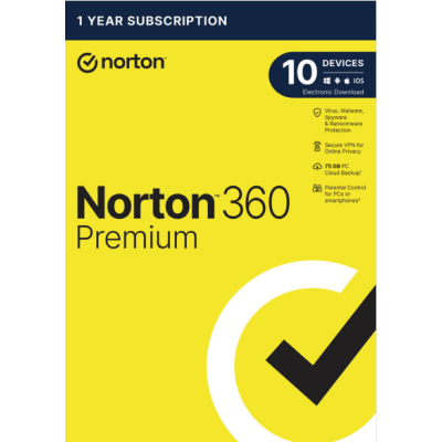 Norton 360 Premium, 10 zařízení, 2 roky                    
