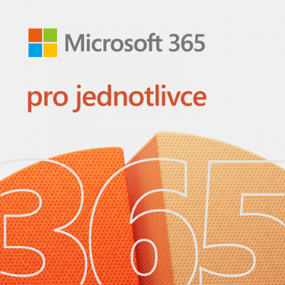 Microsoft 365 pro jednotlivce, předplatné na 1 rok, CZ, BOX                    