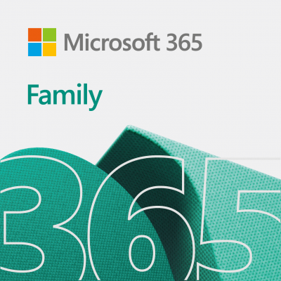 Microsoft 365 pro rodiny, předplatné na 1 rok, CZ, BOX                    