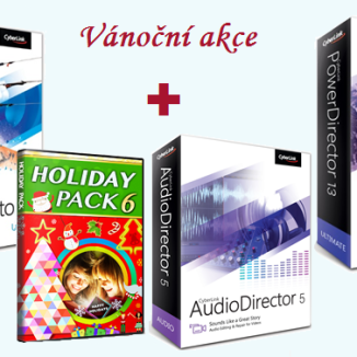 Vánoční akce na PowerDirector 13