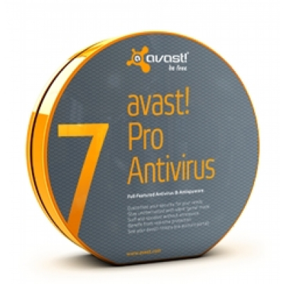 Avast Pro Antivirus 7, licence na 1 rok + ZDARMA WinZip 15 PRO                    