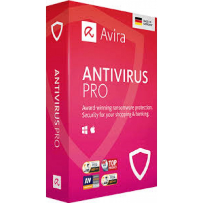 Avira Antivirus Pro 2017, 2 PC, 1 rok                    