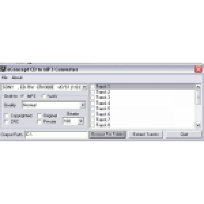 CD to MP3 Converter                    