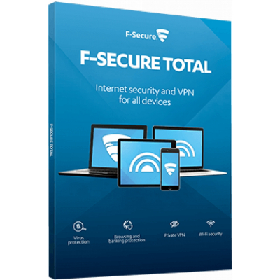 F-Secure Total, 3 zařízení, 1 rok                    