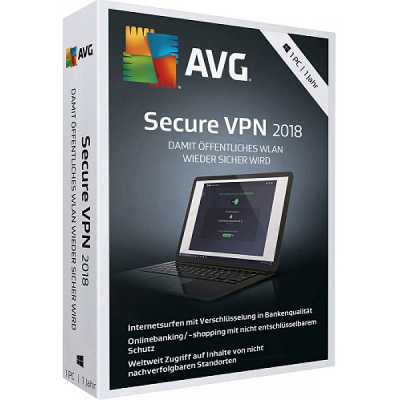AVG Secure VPN , 1 PC, 1 rok