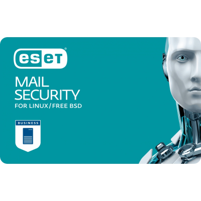 ESET Mail Security pro Linux/BSD/Solaris , licence na 3 roky, 11-25 Mailboxů                    