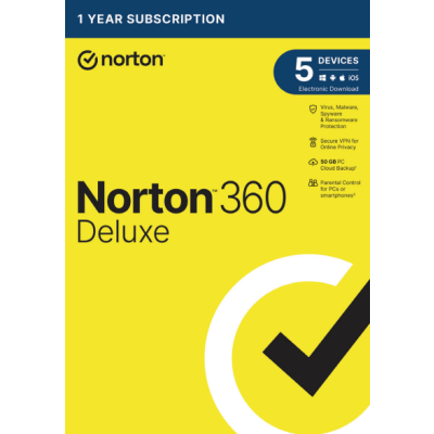 Norton 360 Deluxe, 5 zařízení, 2 roky