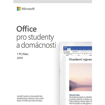 Microsoft Office 2019 pro domácnosti, SK, BOX                    
