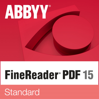 ABBYY FineReader PDF 15 Standard, GOV, ESD                    