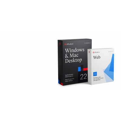 ATLAS.ti 22, License Win/Mac + web, předplatné na 1 rok                    