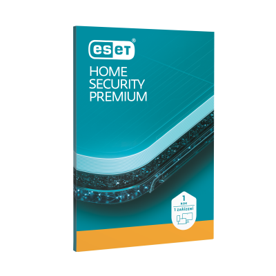ESET HOME Security Premium, prodloužení licence pro 3 zařízení, na 1 rok                    