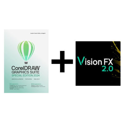 CorelDRAW Graphics Suite Special Edition CZ 2024 + Vision FX 2.0                    