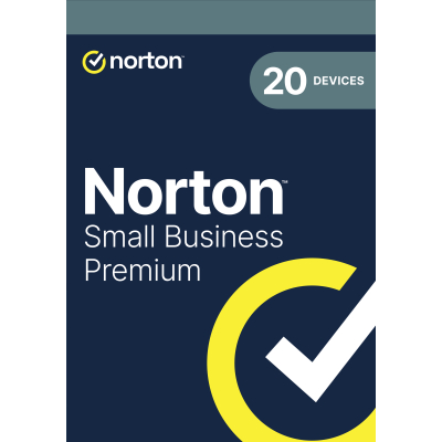 Norton Small Business Premium, 500 GB úložiště, 20 zařízení na 1 rok