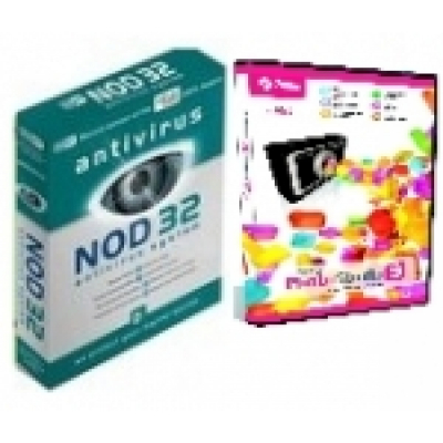 NOD32 Standard - Box - Licence na 1 rok + Zoner Photo Studio 9 CZ Home                    