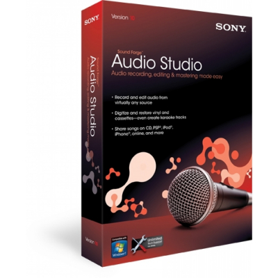 Sound Forge AUDIO STUDIO 10 ESD.                    
