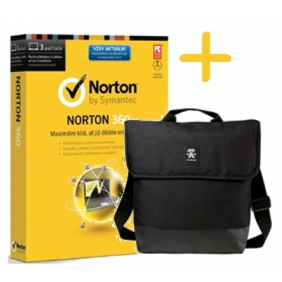 Norton 360 2014 CZ, 3 PC, 1 rok + Brašna na Tablet ZDARMA                    