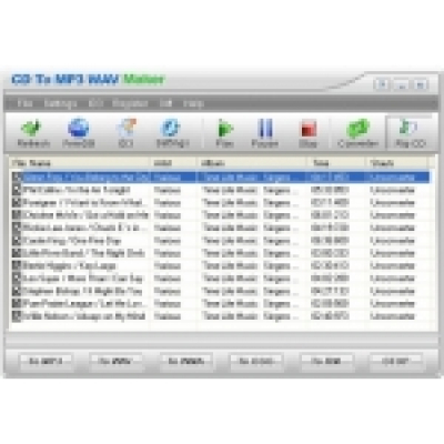 CD To MP3 WAV Maker                    