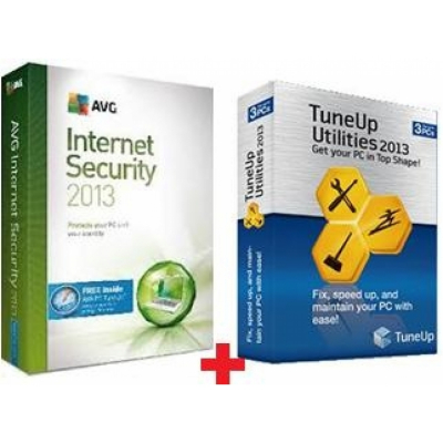 AVG Internet Security  2013 + TuneUp Utilities 2013                    