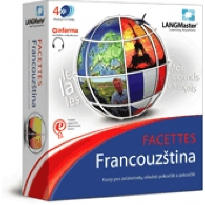 LANGMaster Francouzština FACETTES - kompletní kurz a studijní slovník Lexicon                    