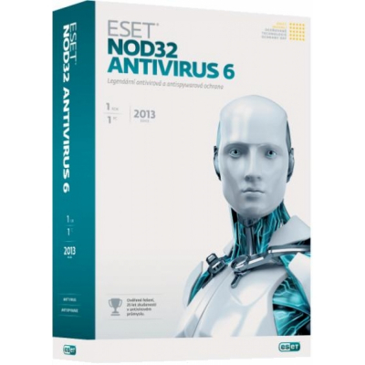 ESET NOD32 Antivirus 6, licence na 1 rok, 1 PC                    
