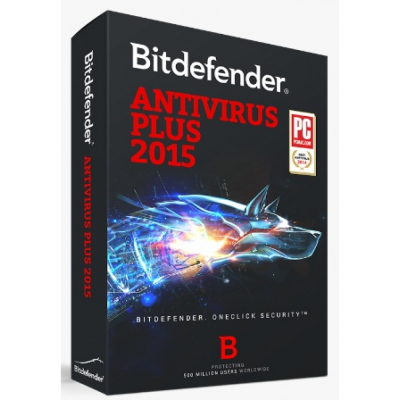 Bitdefender Antivirus Plus 2015, licence pro 1 PC, 1 rok                    