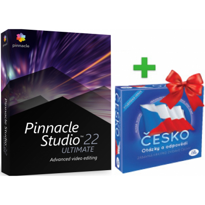 Pinnacle Studio 22 Ultimate + hra Česko                    