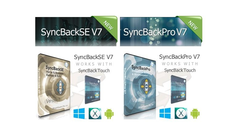 Zálohujte s novým SyncBackSE/Pro