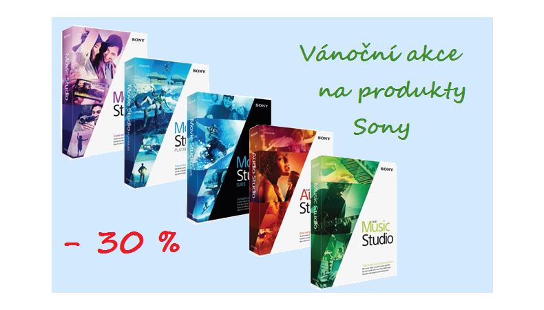 Produkty Sony se slevou 30 %